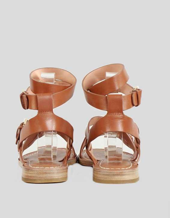 Sigerson Morrison Saddle New Stetson Flat Sandal - 5B US - LuxAnthropy