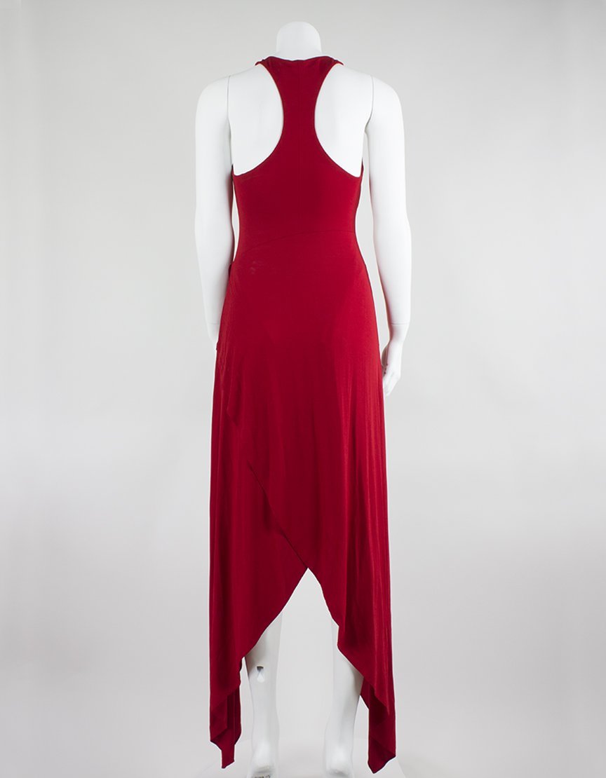 ALEXANDRE VAUTHIER Asymmetrical Long Halter Evening Dress - 36 FR | 4 US