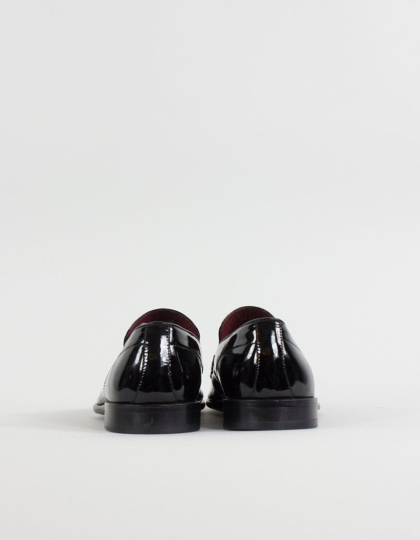 Boss Hugo Boss Tuxedo Slip On Patent Leather Shoes - 11 US