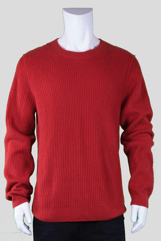 TSE Ribbed Crewneck Long Sleeve Cashmere Sweater - X-Large