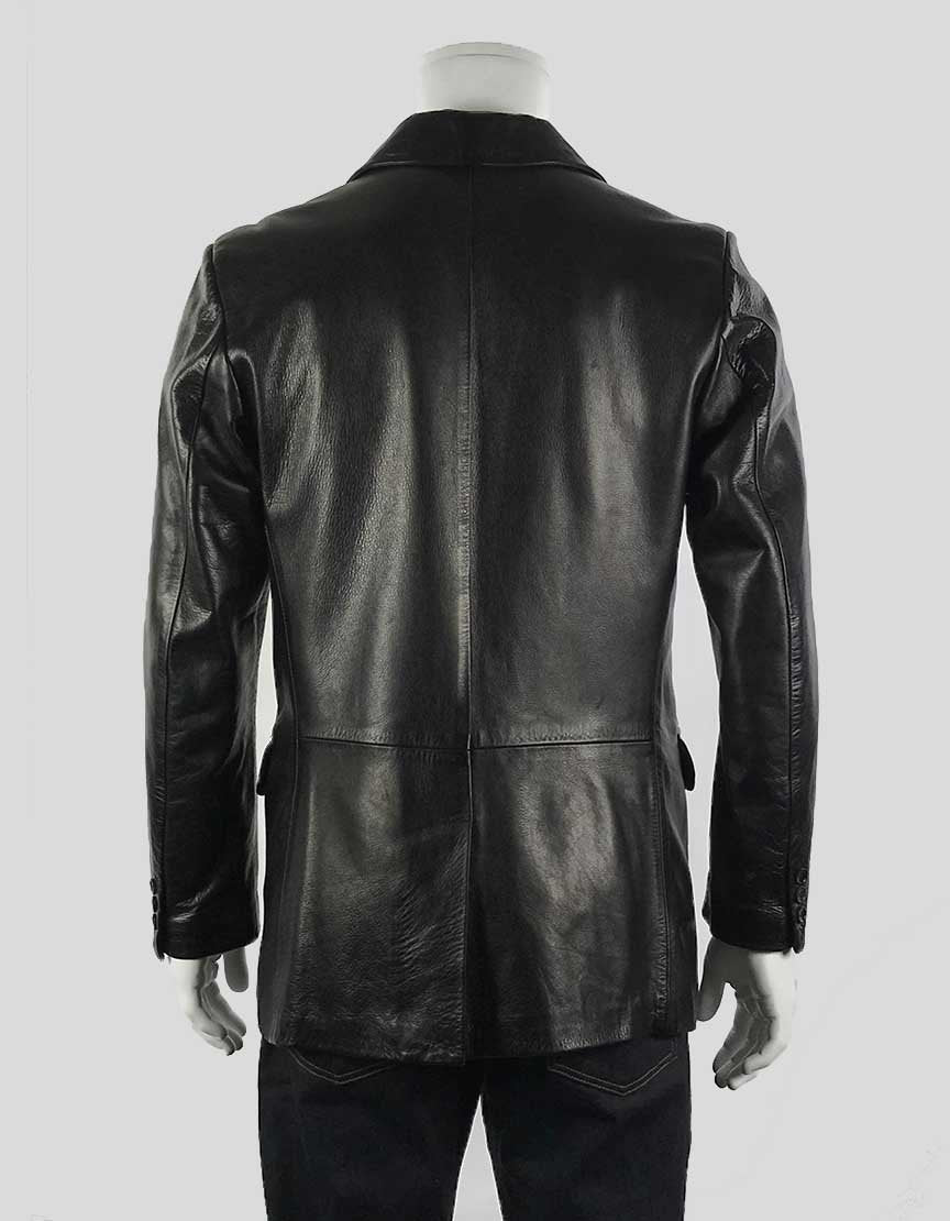 MASSIMO BIZZOCCHI Leather Blazer - 48 IT | 38 US - LuxAnthropy