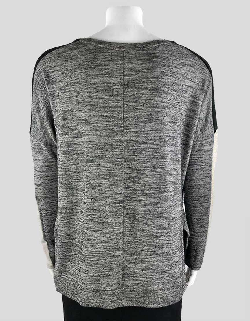 VELVET Long Sleeve Crewneck T Shirt - Small - LuxAnthropy