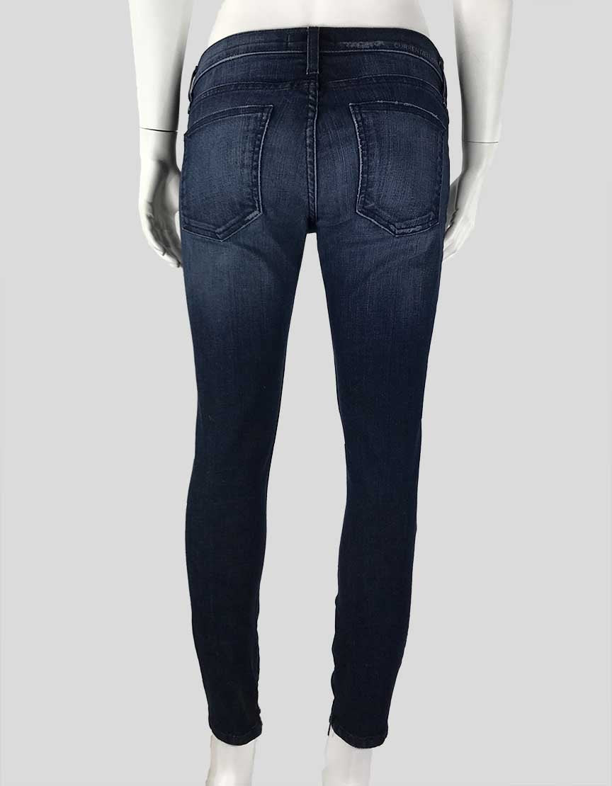 CURRENT ELLIOTT Le Lac D Argent Zip Jeans - 27 US - LuxAnthropy
