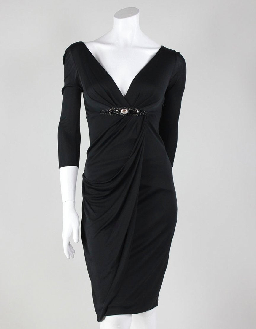 BLUMARINE Dress With Embellishment - 40 IT | 4 US | Small LuxAnthropy BLUMARINE Dress With Embellishment - 40 IT | 4 US | Small LuxAnthropy