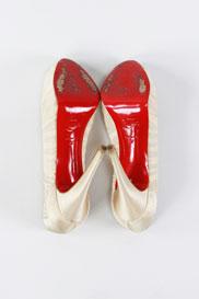 CHRISTIAN LOUBOUTIN Peep-Toe Heels - 37 IT | 7 US