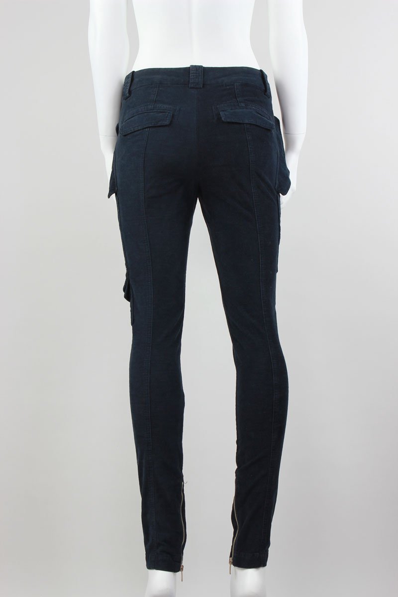 A.L.C. Blue Corduroy Straight Legs Pants - LuxAnthropy