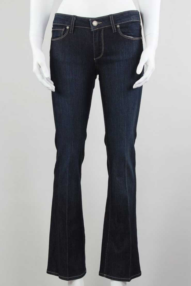 PAIGE Skyline Bootcut Jeans Dark Denim - 27 US