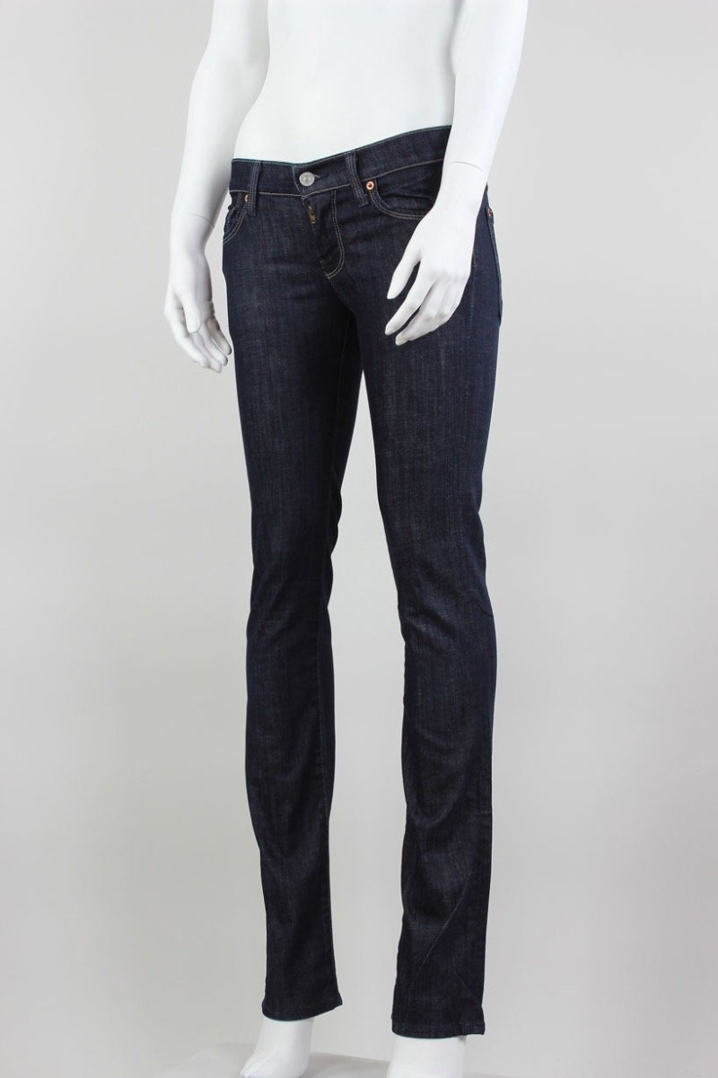 7 FOR ALL MANKIND Straight Leg Low Rise Jeans - 25 US
