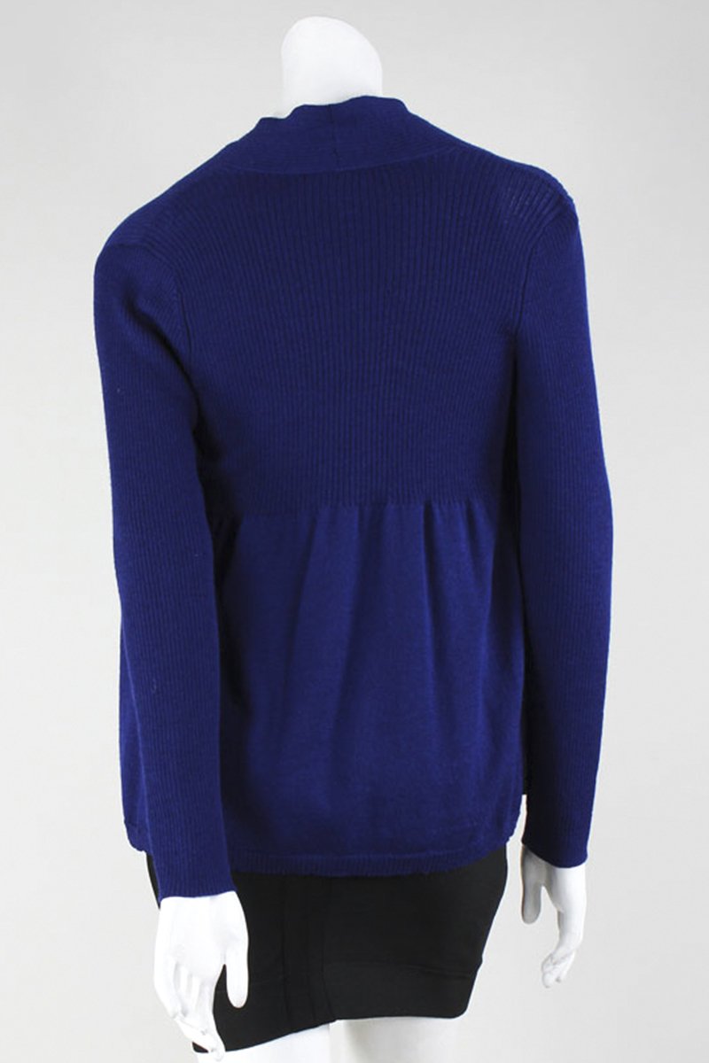 Eileen Fisher Two Piece Sleeveless Shell And Long Sleeved Knitted Cardigan Size P S
