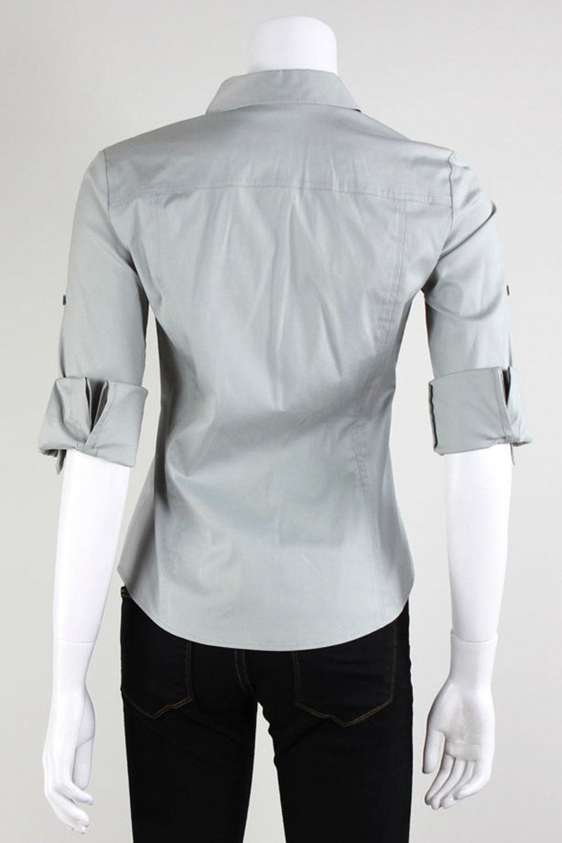 Theory Button Front Shirt - Small