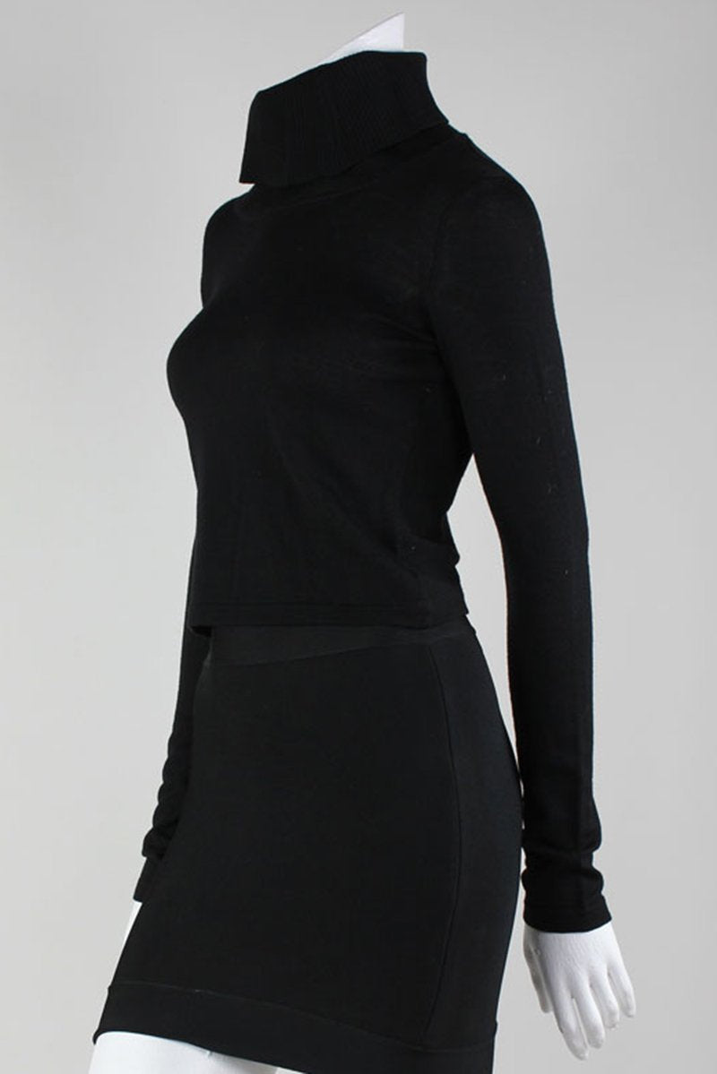 Helmut Lang Long Sleeve Turtleneck Sweater Petite