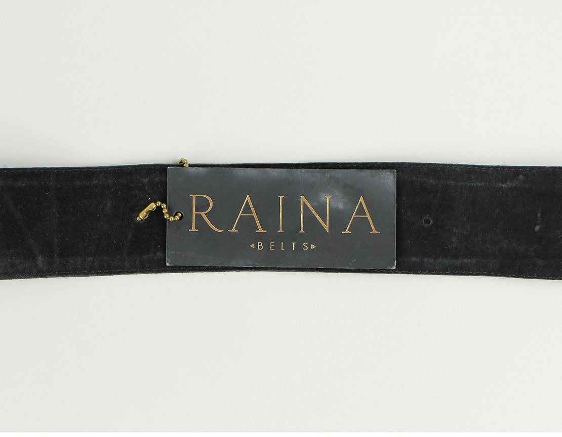 RAINA Belt With Gold Buckle w/ Tags - Small/Medium
