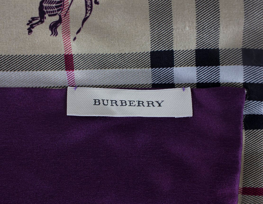 BURBERRY Silk Scarf - One Size