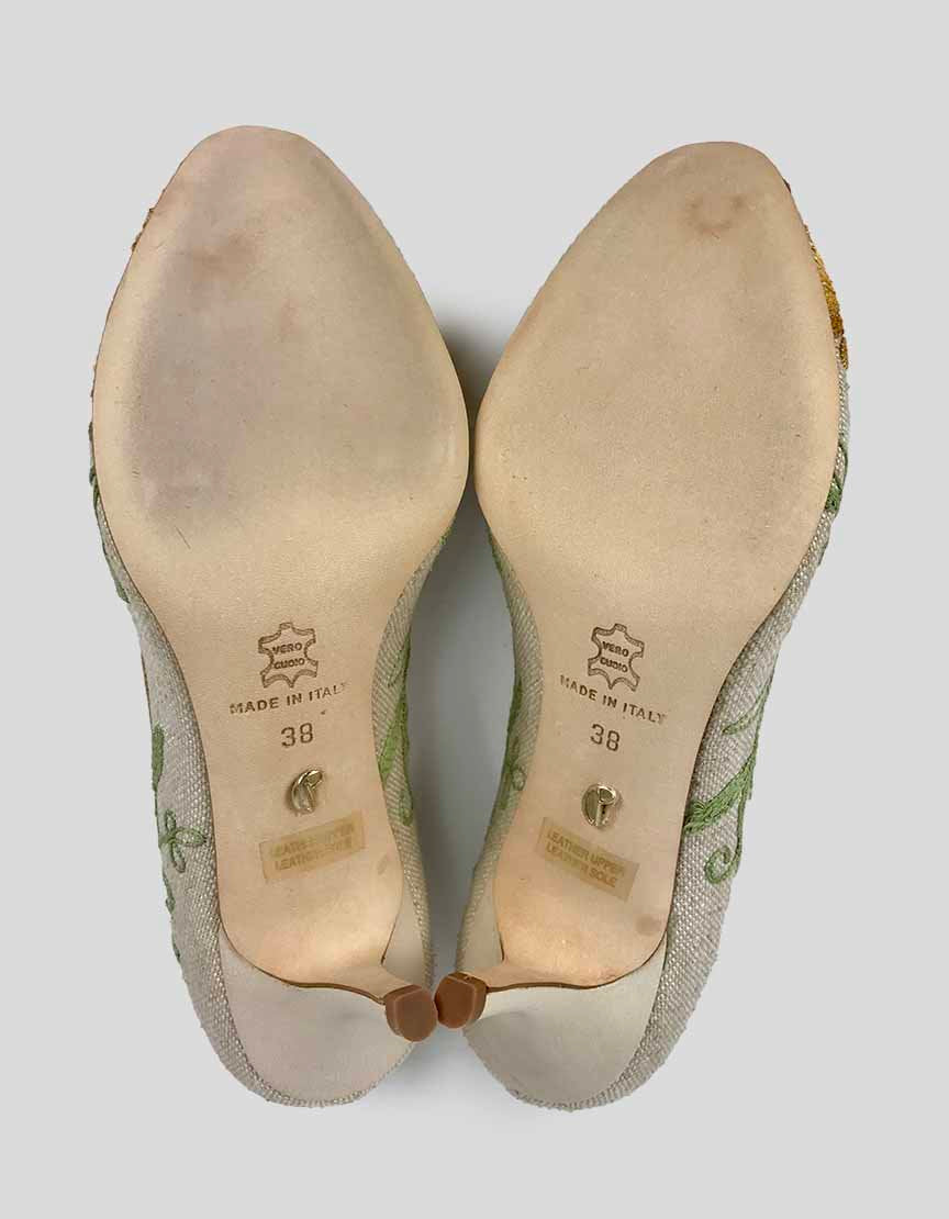 TERRE PECK Peep-Toe Pumps w/ Tags - 38 IT | 8 US