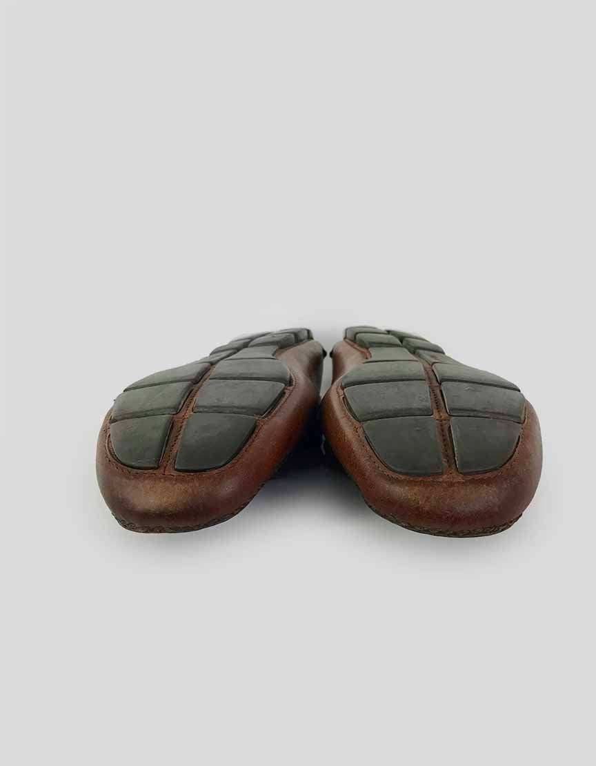 PRADA Penny Loafer Driving Shoes - 9 US