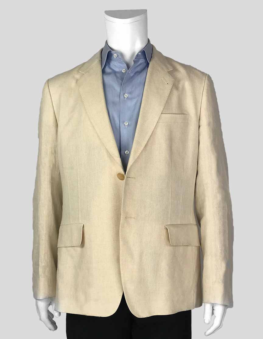 PAUL SMITH Linen Blazer - 52 IT | 42 US