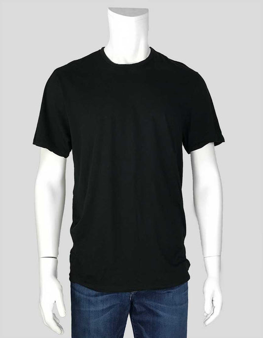 James Perse Standard Short Sleeve Black T Shirt Size 3