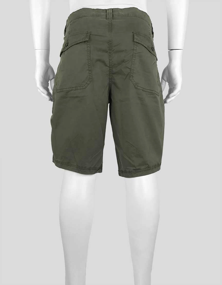 JOHN VARVATOS USA Green Cotton Shorts - 34 US