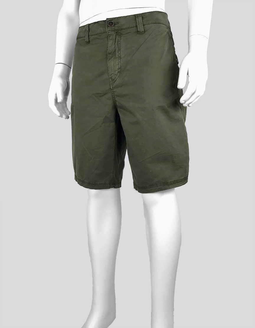JOHN VARVATOS USA Green Cotton Shorts - 34 US