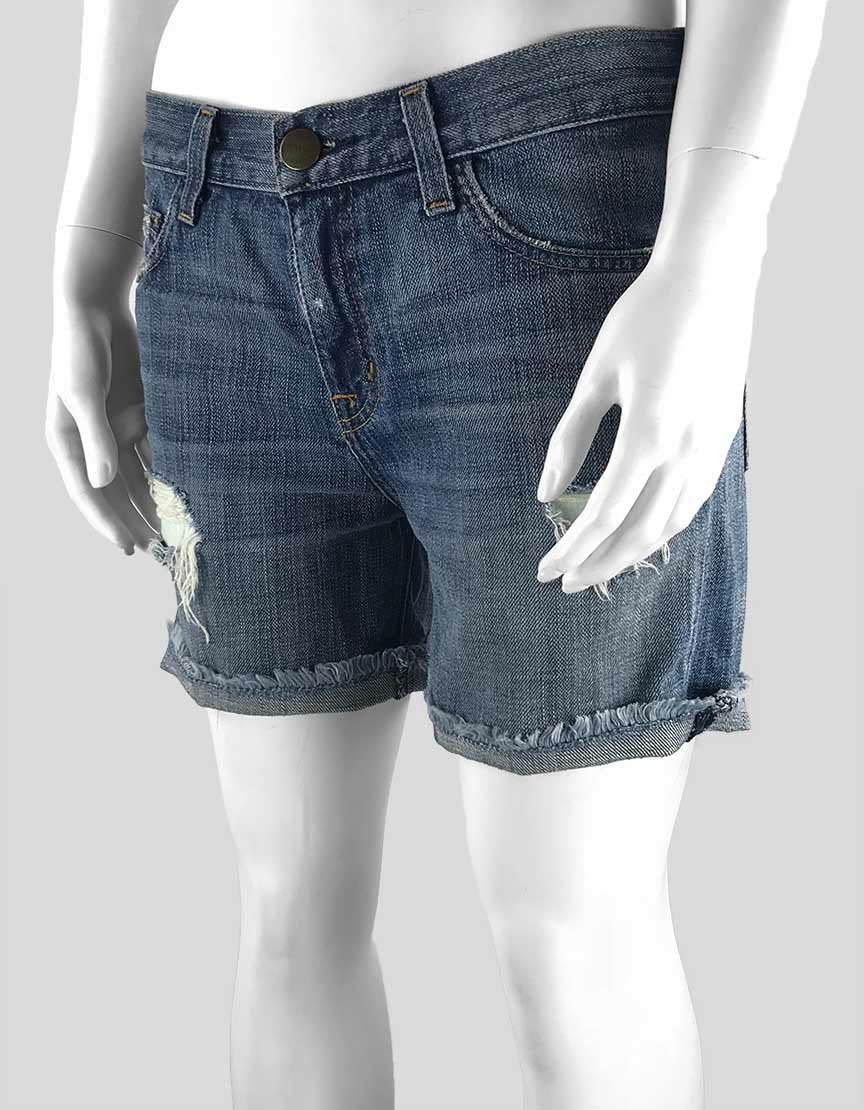 Current Elliott Boyfriend Denim Shorts Size 24