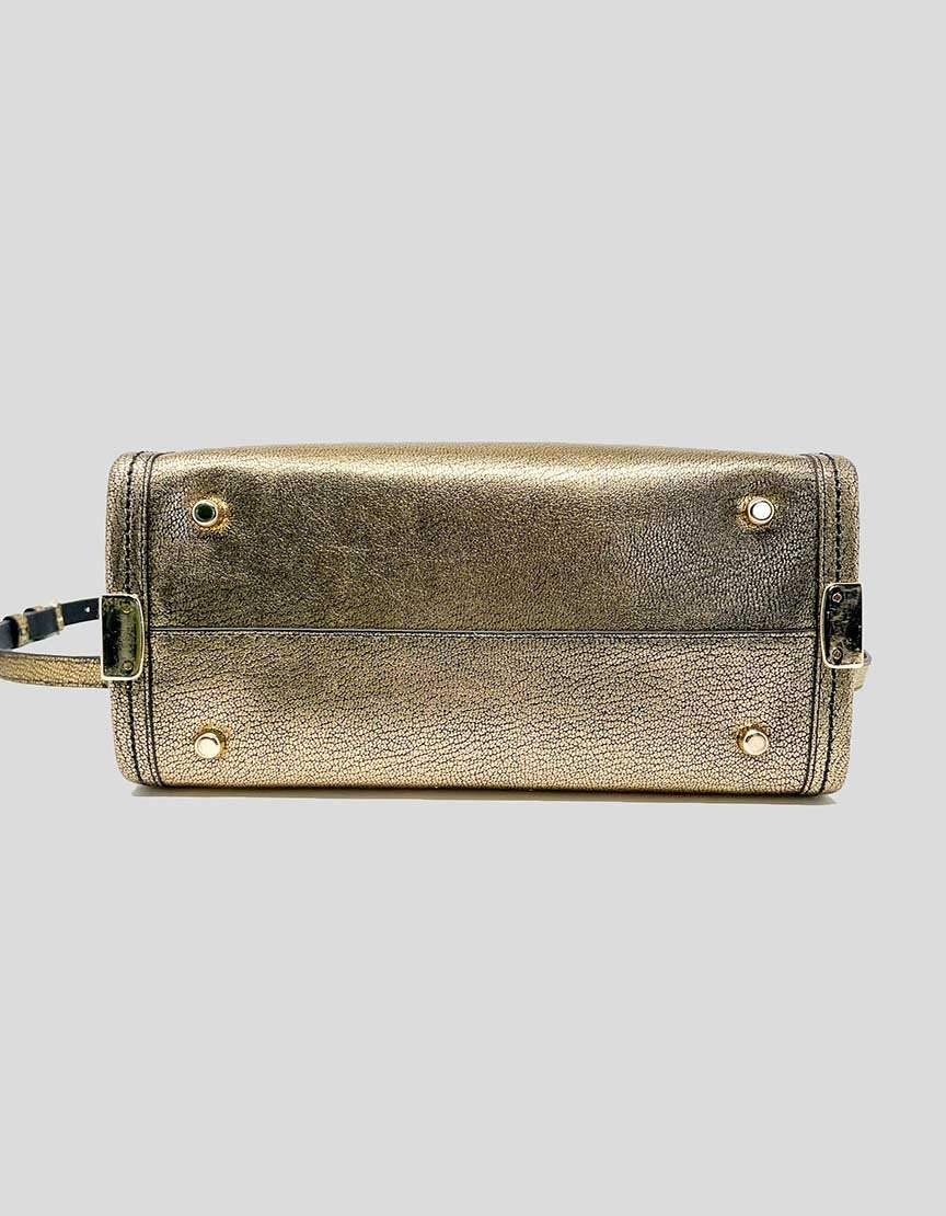 COACH Gold Tote Handbag
