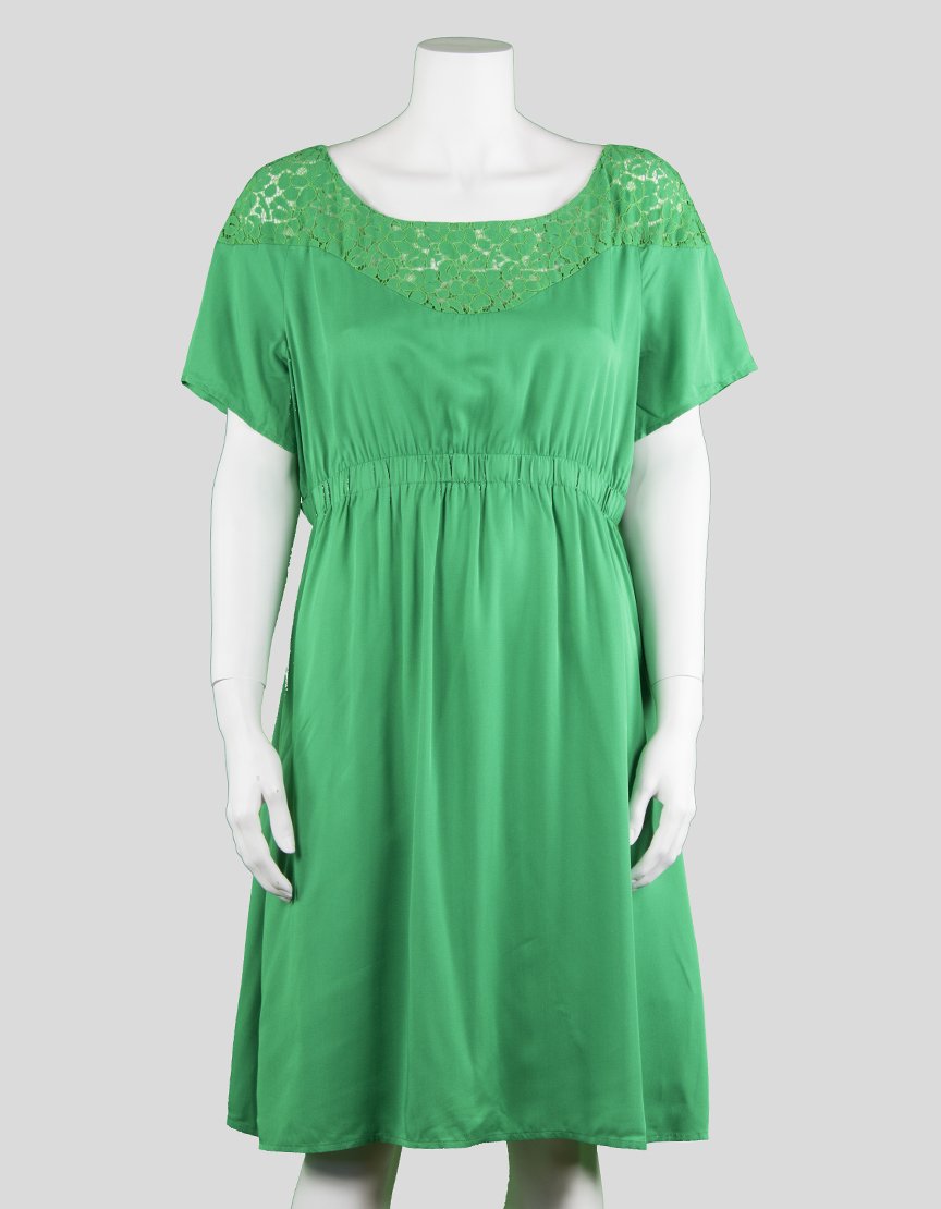 Rosie Pope Charlotte Dress Short Sleeved Lace Design To The Knee Maternity Dress Medium