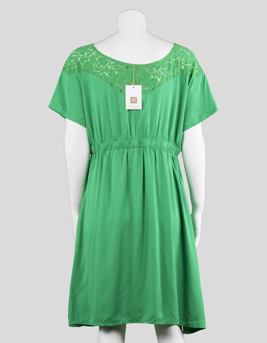 Rosie Pope Charlotte Dress Short Sleeved Lace Design To The Knee Maternity Dress Medium