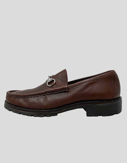 Gucci men's leather loafers