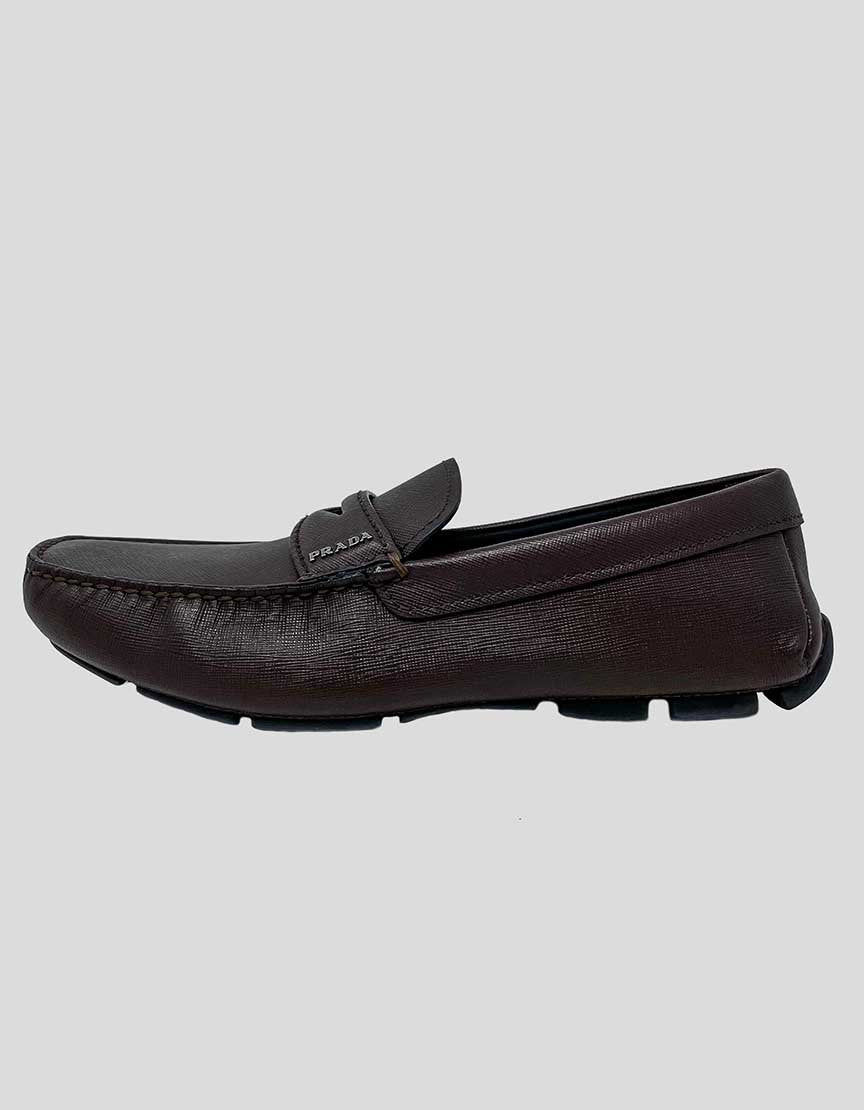 Prada Men's Calzature Uomo Driving Shoes 8.5 US
