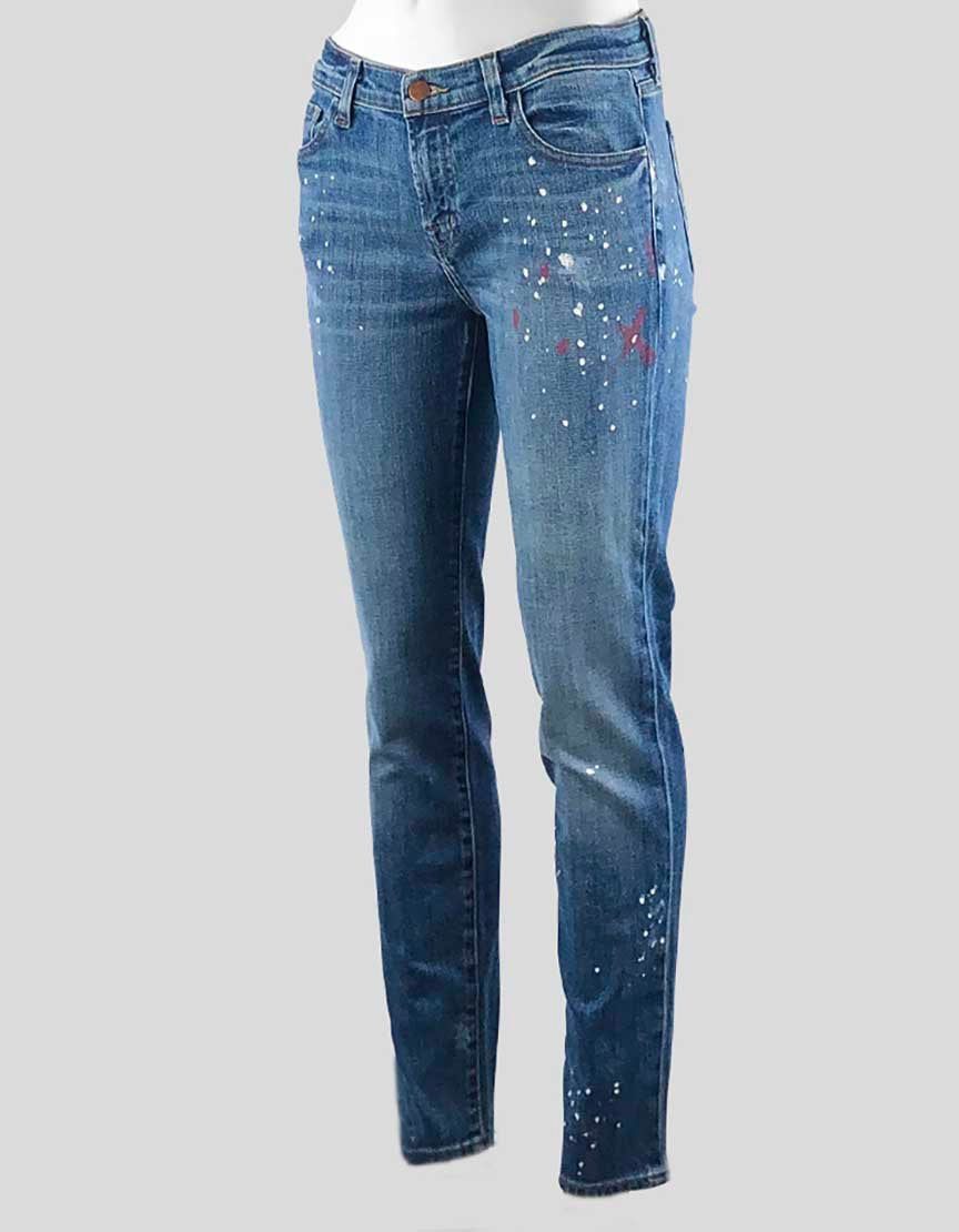 J. BRAND 5-Pocket Straight Leg Jeans - 24 US