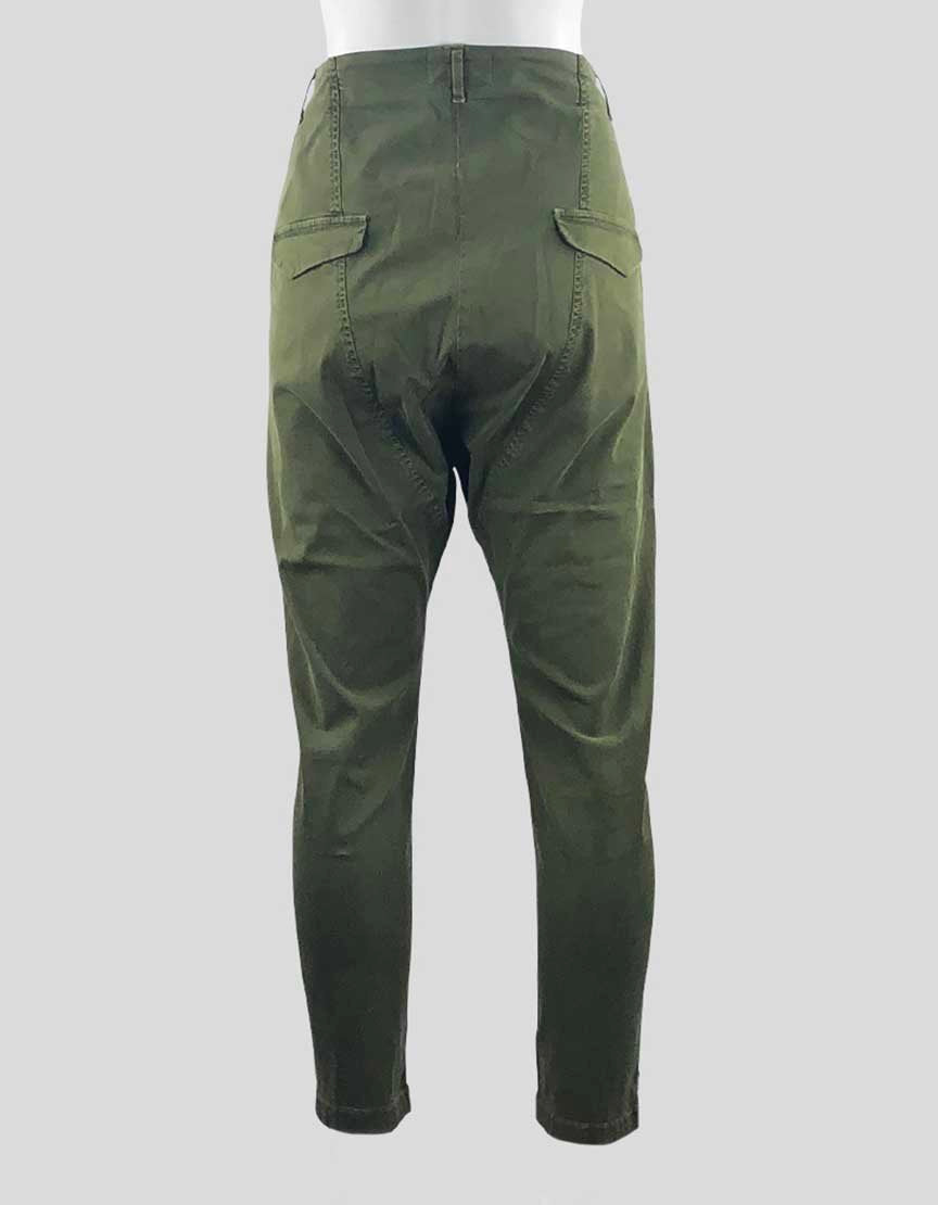 Nili Lotan Paris Pants Army Green Size 2 US