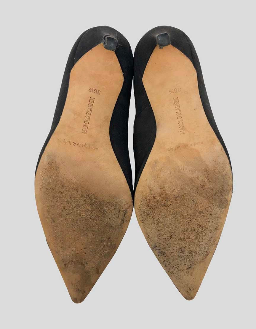 MANOLO BLAHNIK Bb Suede Pumps - 36.5 IT | 6.5 US