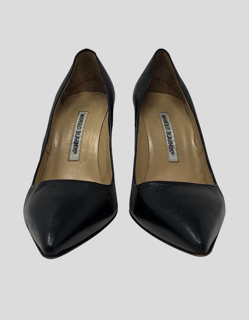 MANOLO BLAHNIK Leather Pumps - 36.5 IT | 6.5 US
