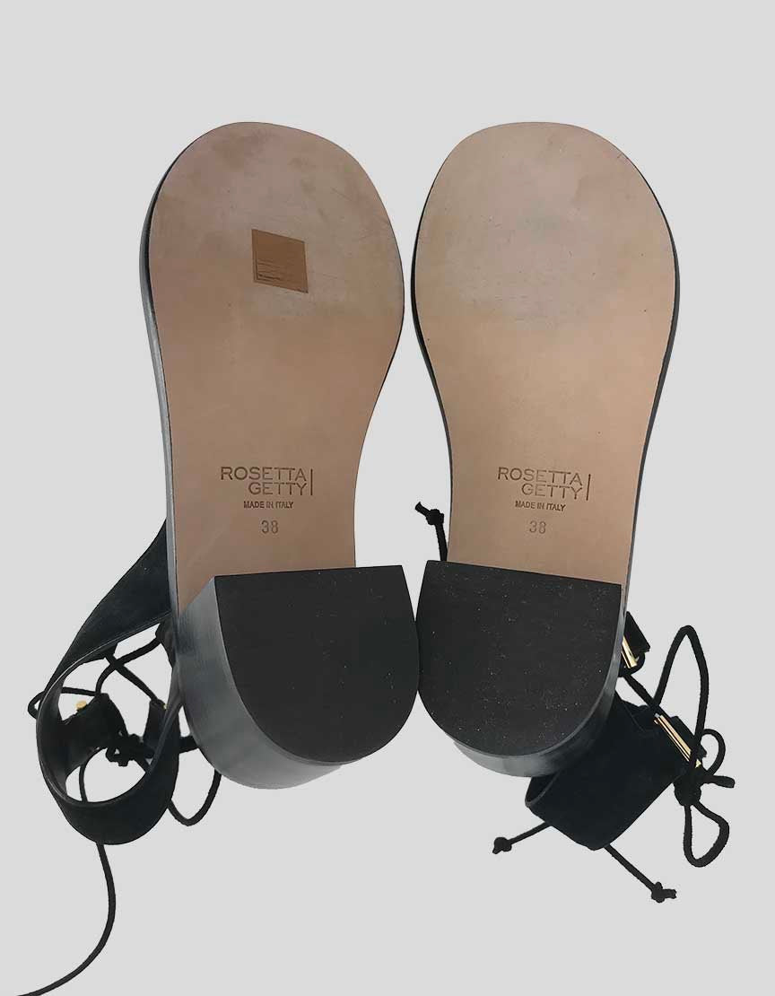 ROSETTA GETTY Lace Up Sandal w/ Tags - 38 IT | 8 US