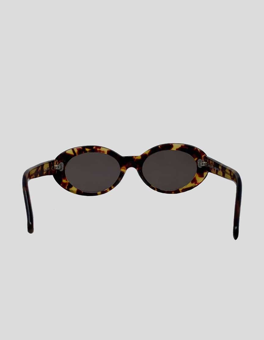 Gucci Tortoise Sunglasses In Tortoise With Gucci Branding On Arms