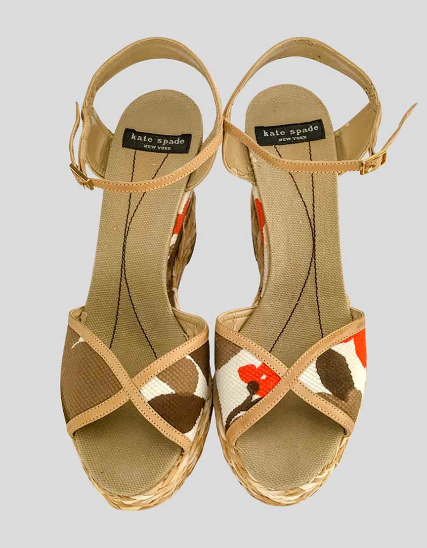 Kate Spade New York Platform Wedge Sandals - 7B US