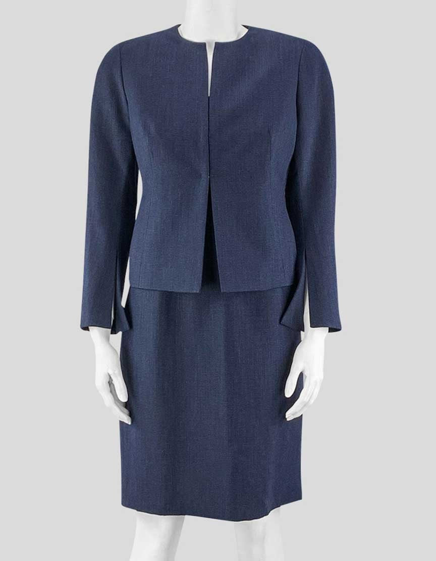navy blue shift dress and jacket CB Elegant Shift Dress w/Sheer Jacket 2 Piece Sleeveless Women's Sz 8 Navy