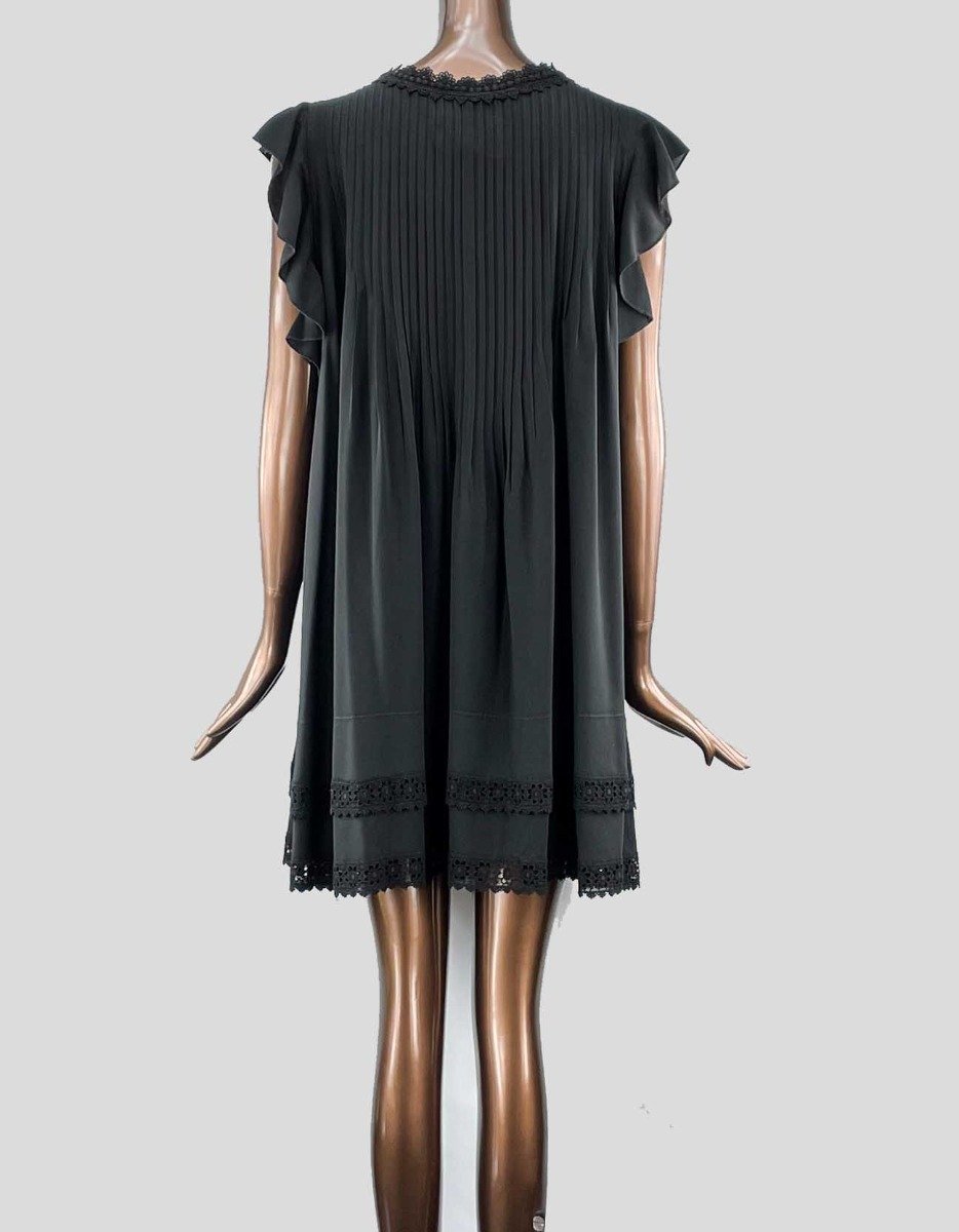 Johnny Was Black Mini Dress Medium