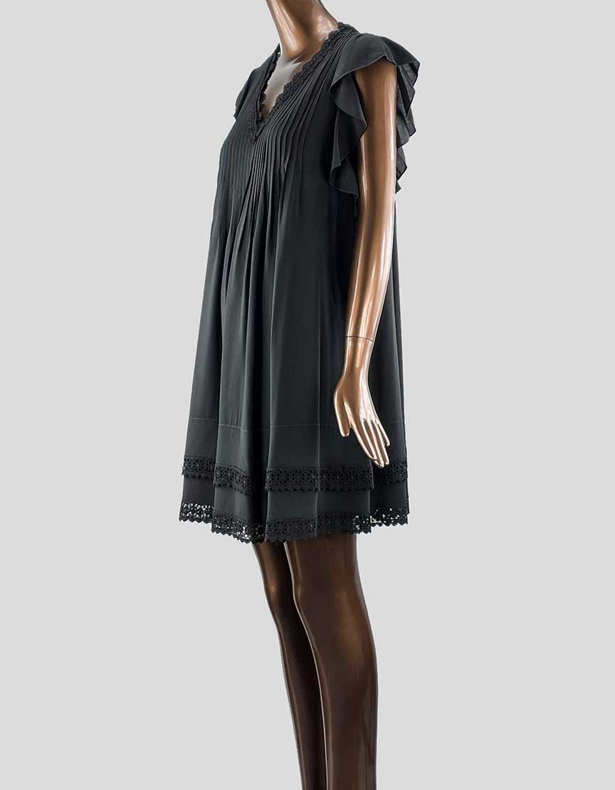 Johnny Was Black Mini Dress Medium