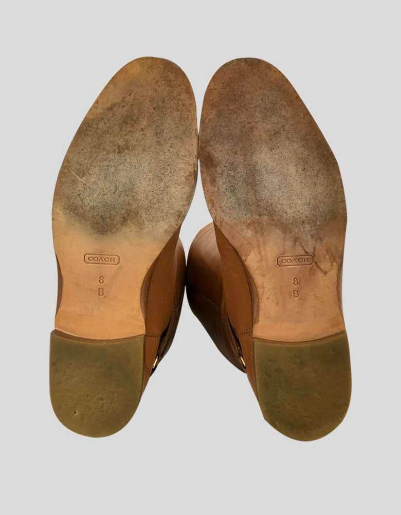 COACH Tall Pull On Boots - 8B US