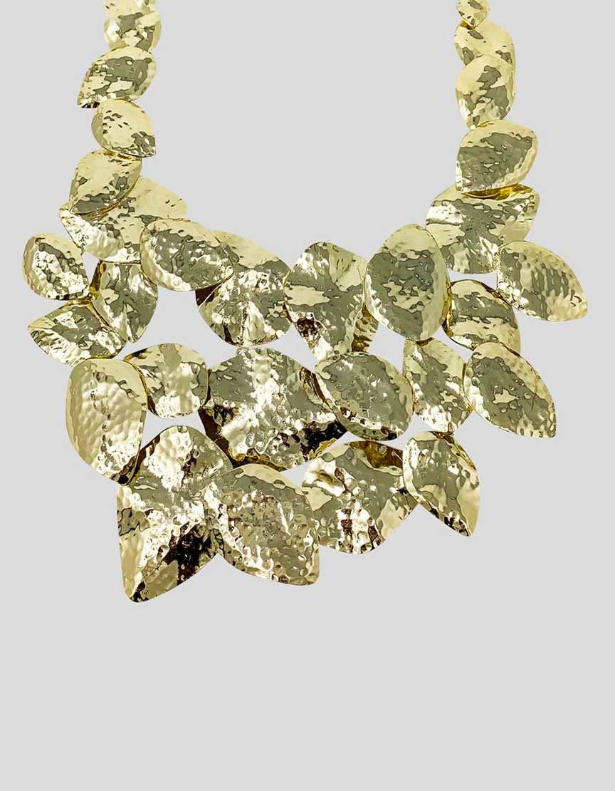 Melindamaria Gold Leaf Necklace
