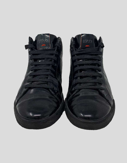 Hugo Boss Mens Black Sneakers Men 10US