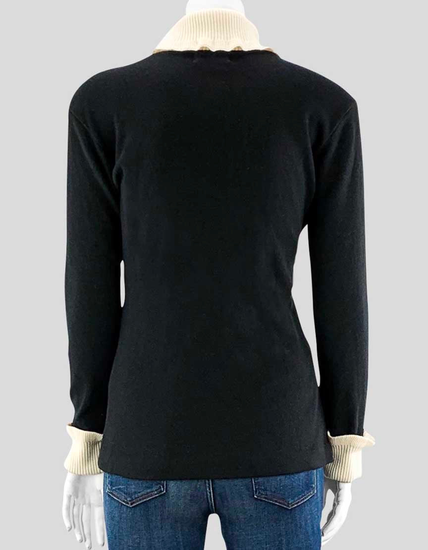Spolto Epson Black Turtleneck Sweater - Small