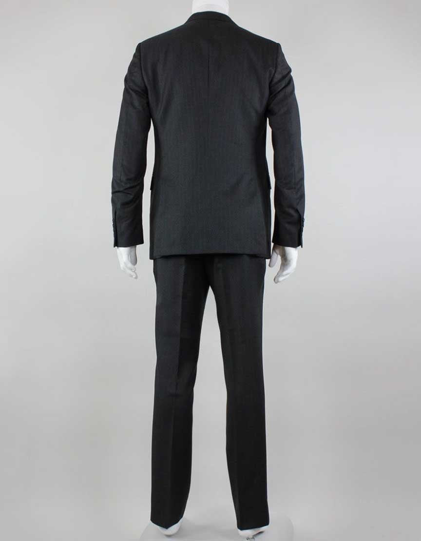 Burberry Grey Classic Fit Two Piece Suit 40 R