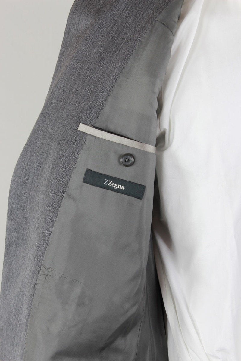Z ZEGNA Two Button Double Back Vent Suit - 42R US
