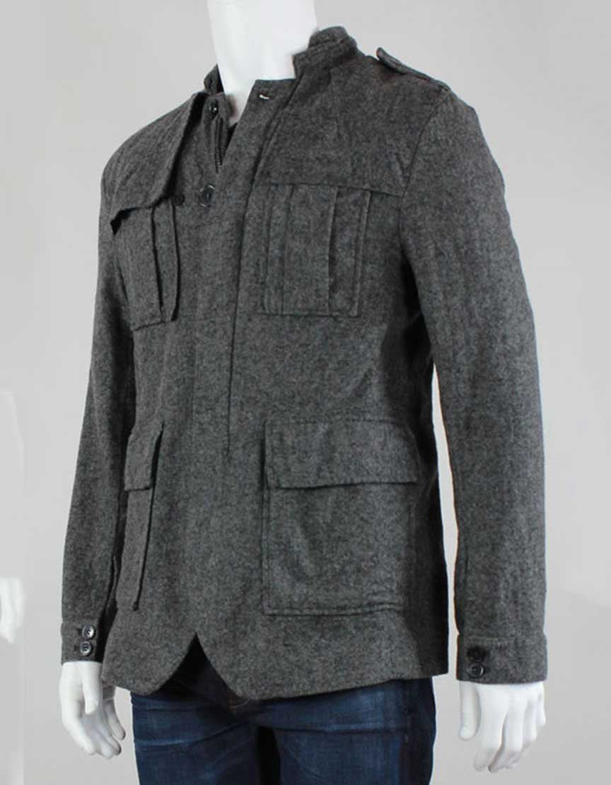 ALL SAINTS Grey Jacket - Medium