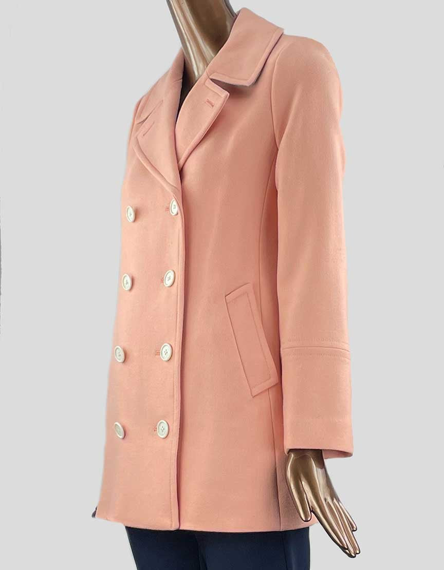 J. Crew Wool Peacoat Women In Peach Color - 2 US