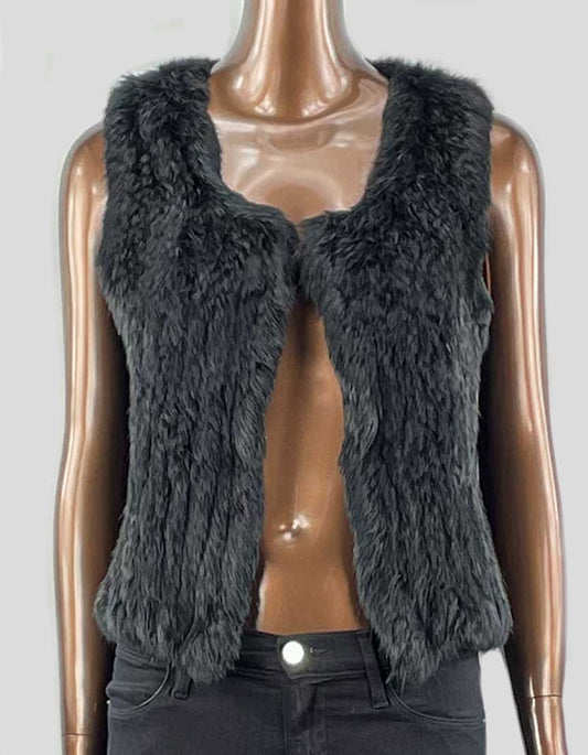 525 AMERICA Rabbit Fur Vest - Small