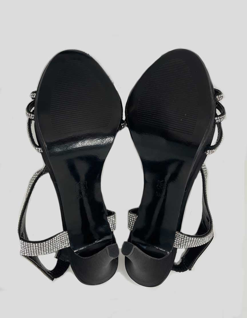 CAPARROS Rhinestone Evening Heels w/ Tags - 9.5M US