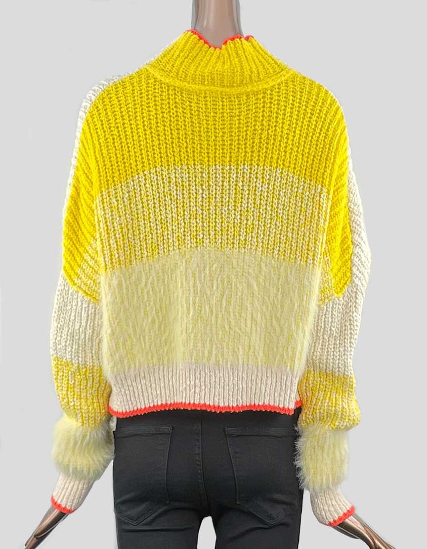 FREE PEOPLE Sunbrite Cotton Blend Sweater - Small